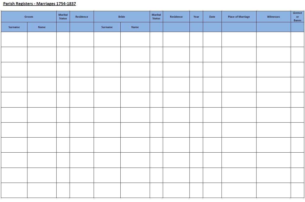 Family History Charts: Easy to Use, Free to Download - Family Tree ...