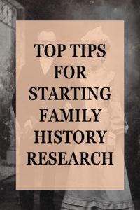 Starting Family History Research? Helpful Tips And Advice - Family Tree ...